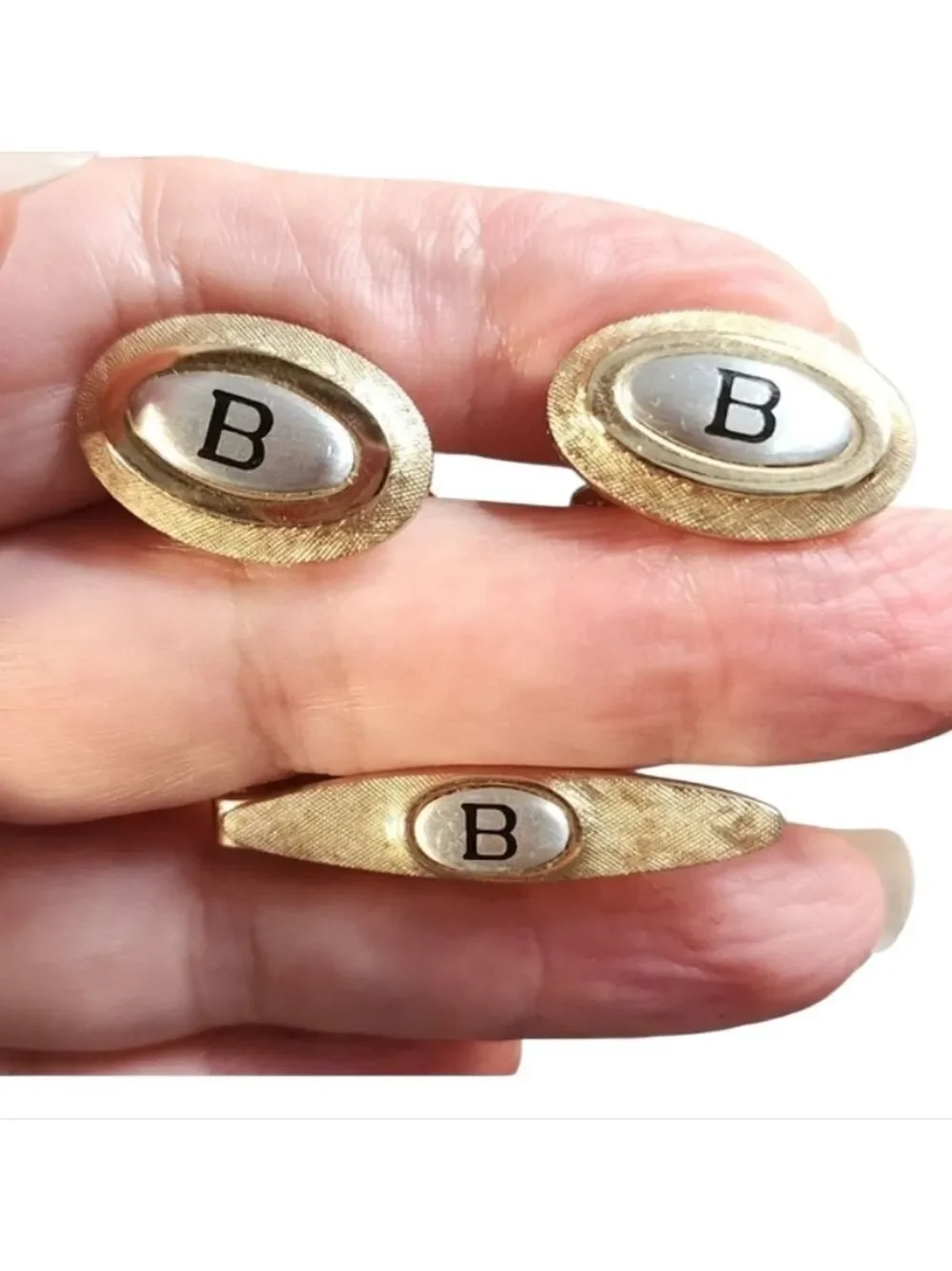 Shields Fifth Ave Gold & Silver Monogram 